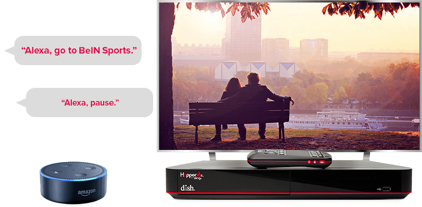 TV manos libres de DISH - Controla tu TV con Alexa de Amazon - FRESNO, CA - LinkUs - Distribuidor autorizado de DISH